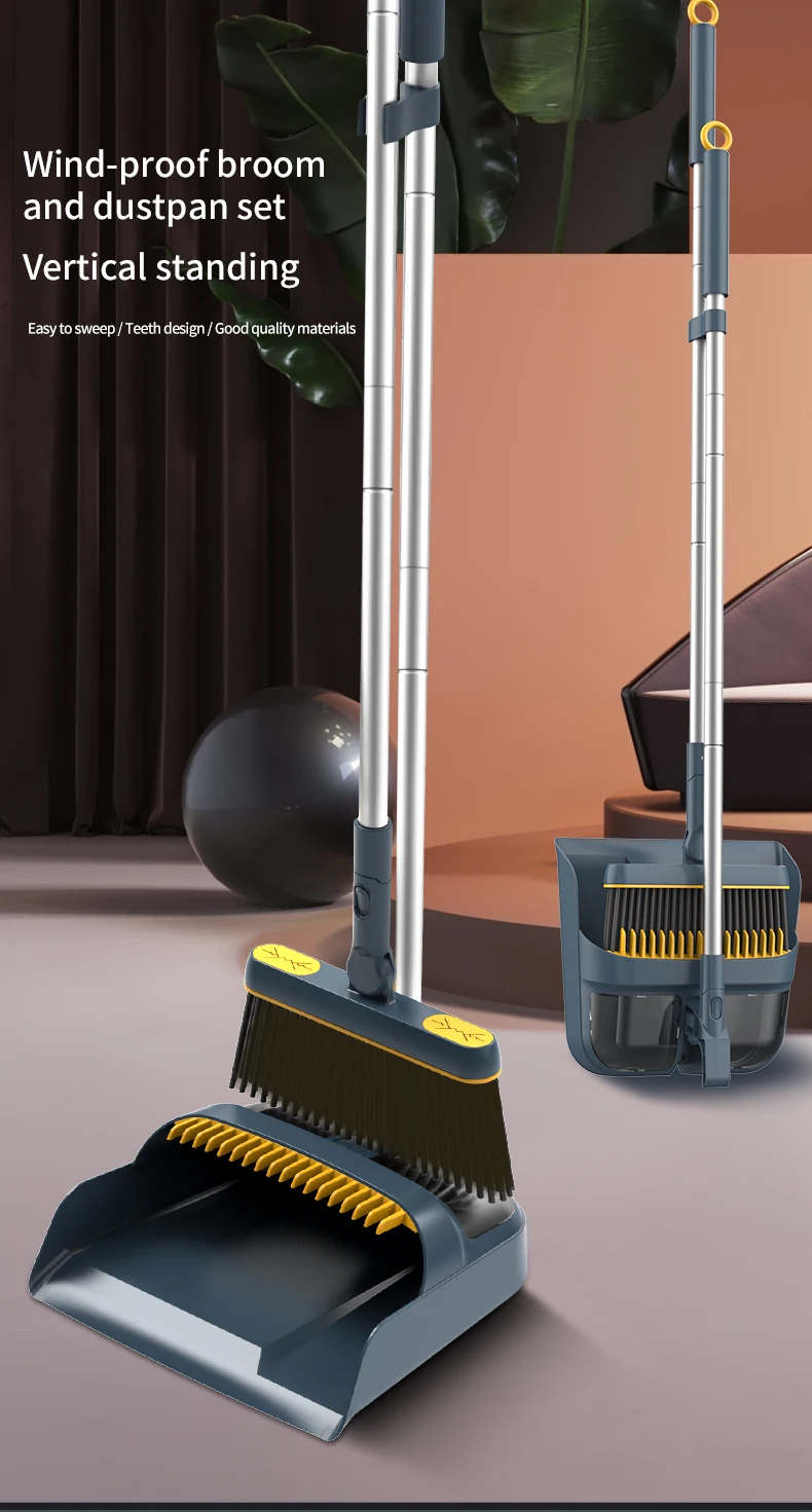 Jehonn Bsci 2022 Aluminium Cleaning Brooms With Dustpan Set Buy