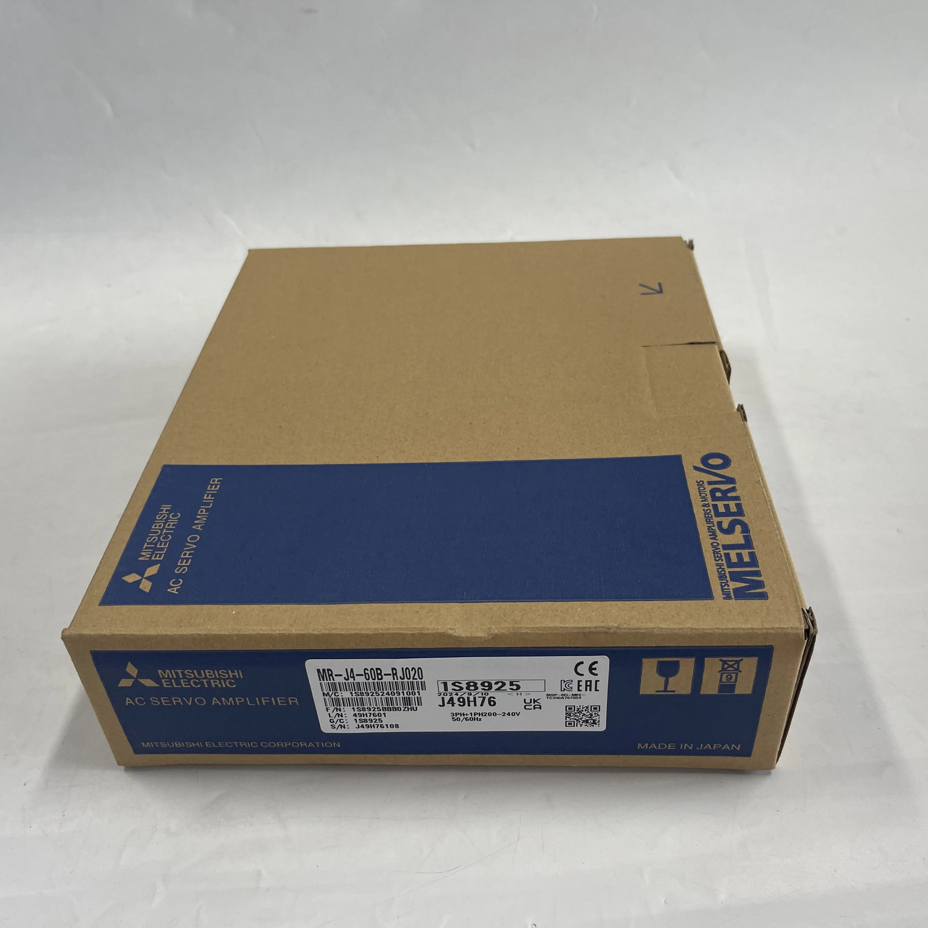 MITSUBISHI AC Servo Amplifier MR-J4-60B-RJ020 MITSUBISHI AC Servo Amplifier MR-J4-60B-RJ020