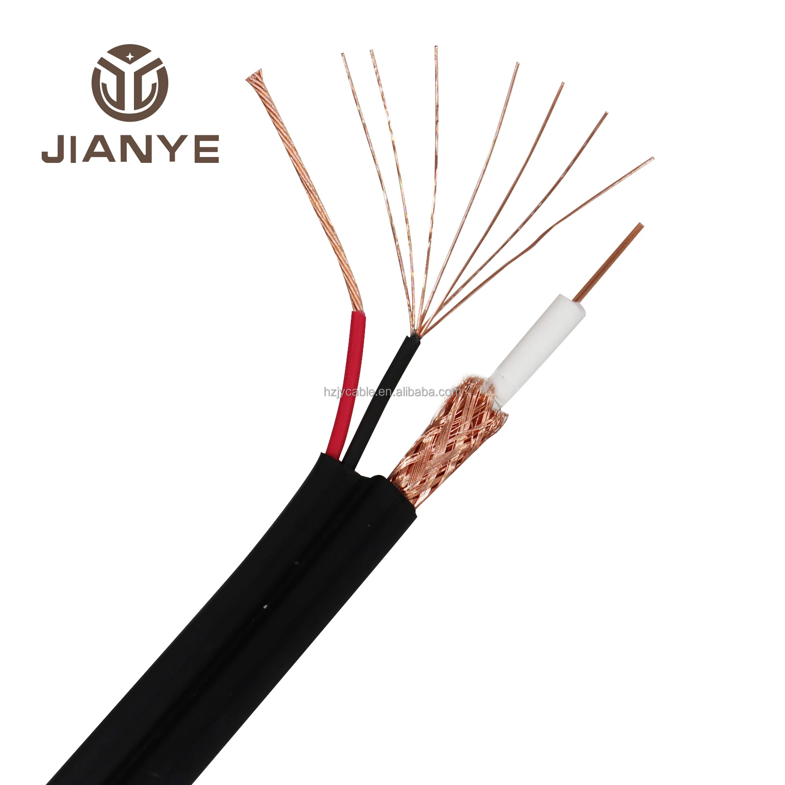 Factory OEM Coaxial cable RG59/ RG6/ KX7/ RG213/RG58/ RG174 / RG11/RF4mm 100m 305m communication cable semi finished OEM - ANKUX.COM