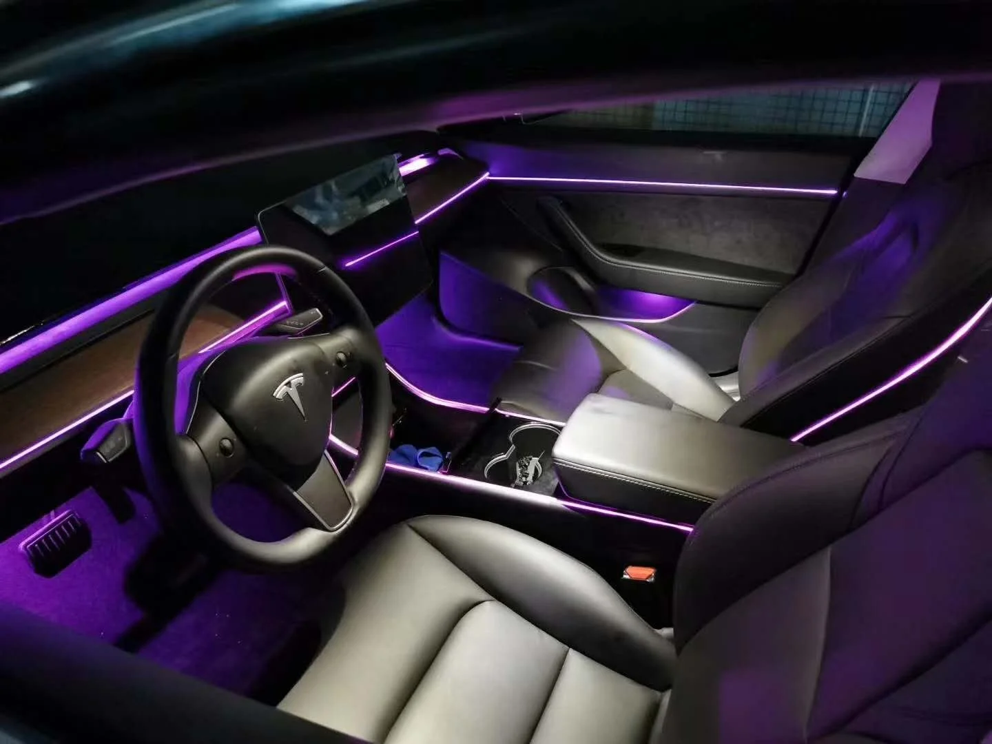 Led Auto Lighting System Atmosphere Lighting Inter Car Ambient Light for Tesla Model 3