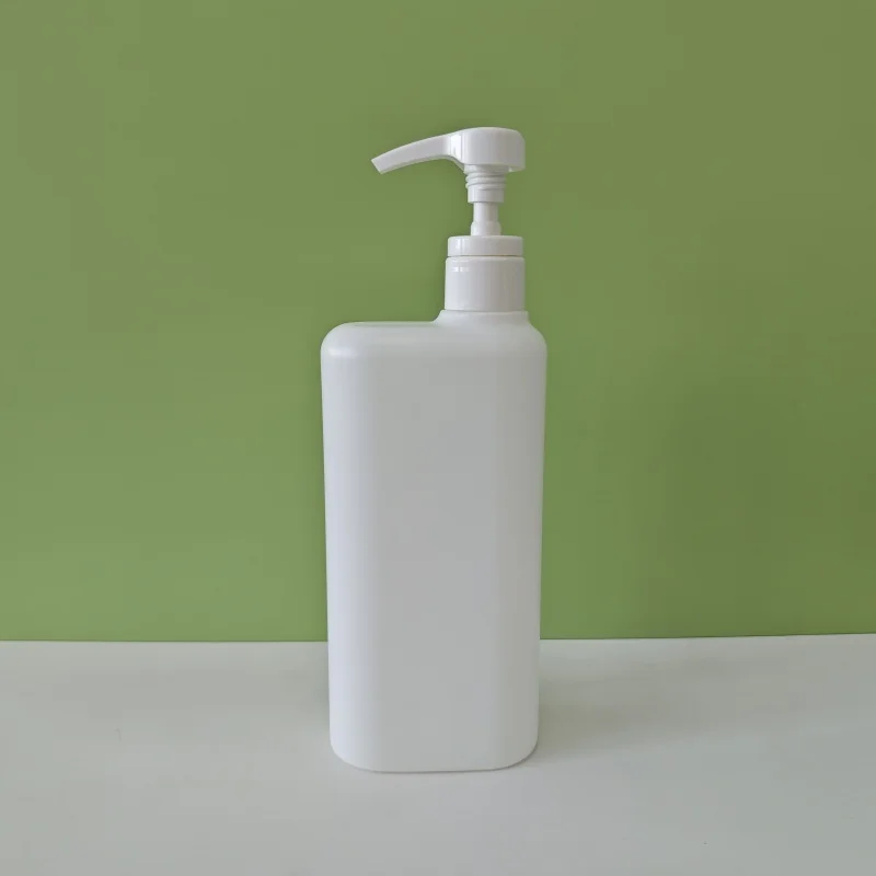 20oz 40oz HDPE Skin Care Cosmetics Packaging Plastic Shampoo Bottle With Pump