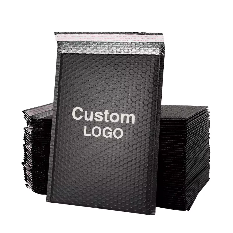In Stock Matt Color Black Bubble Mailers Mailing Envelope Poly Bubble Mailer Courier Shipping Envelope