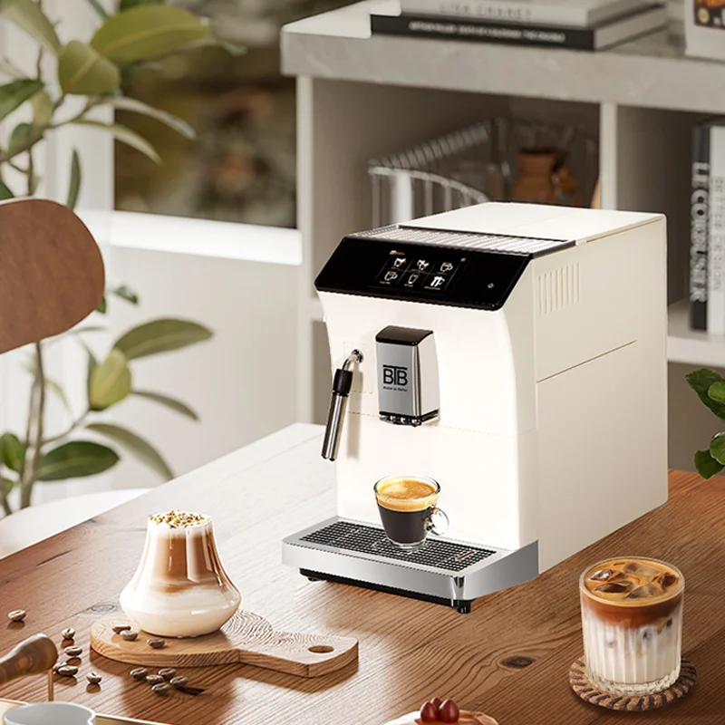 Home Smart Fully Automatic Hot Milk Water Steam Latte Cappuccino Long Coffee Espresso Coffee Machine