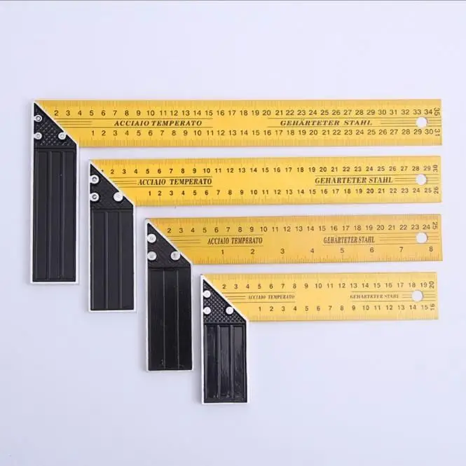 Yellow Lacquered Metal Angle Square Ruler| Alibaba.com