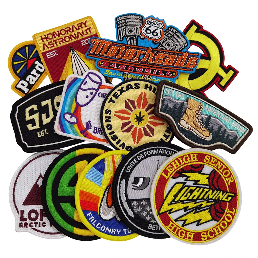 Custom Embroidery Patch Iron on Patches for Clothing
