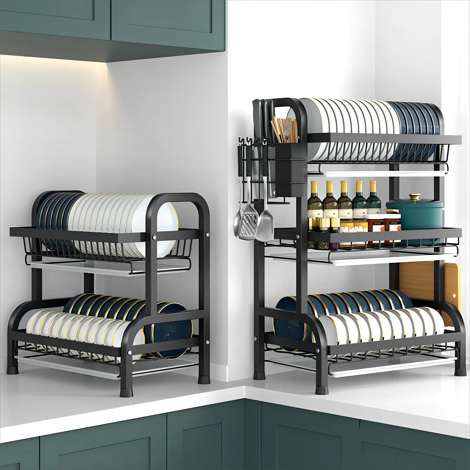 Utensil Racks Restaurant Kitchen Tableware Holder - Utensil Storage Rack Dishes