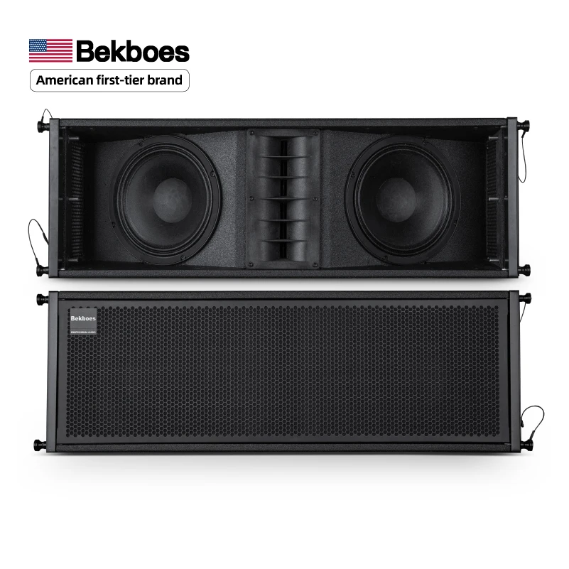 Full Range Box Tweeter Sound System Bekboes P210 400w Dual 10 Inch