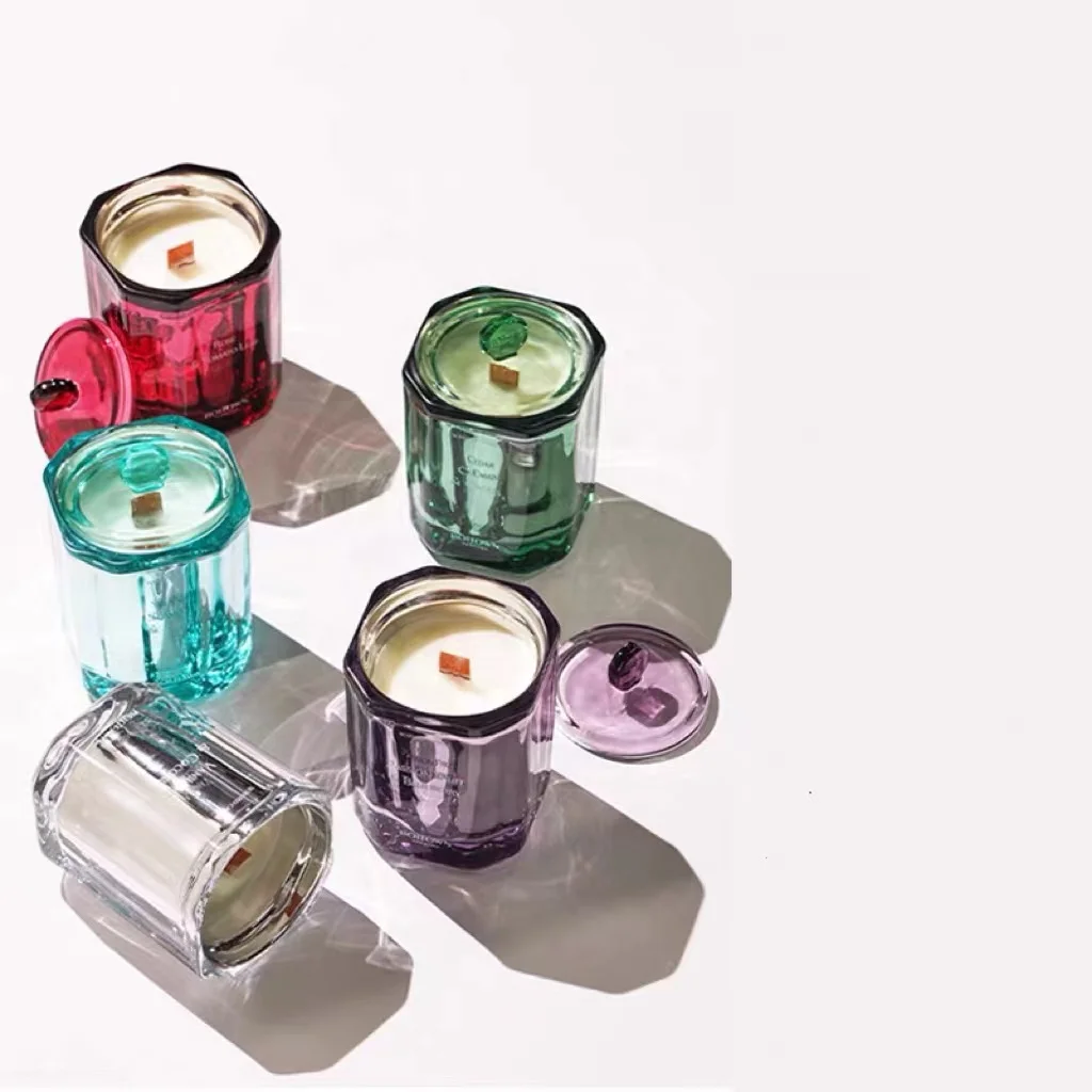 Ultralow Shipping Cost Candle Jars With Lid And Box Packaging Glass