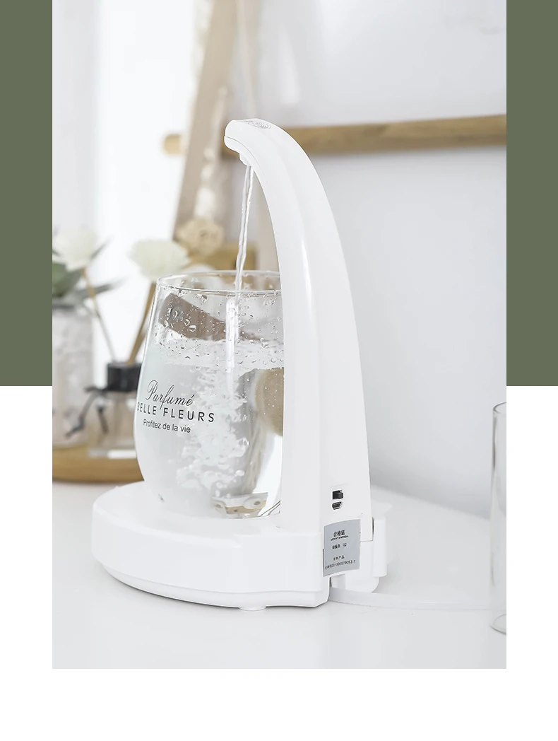 Intelligent Induction Water Pumping, Electric Pumping Water Dispenser, Automatic Water Dispenser for Pure Buckets Home Office