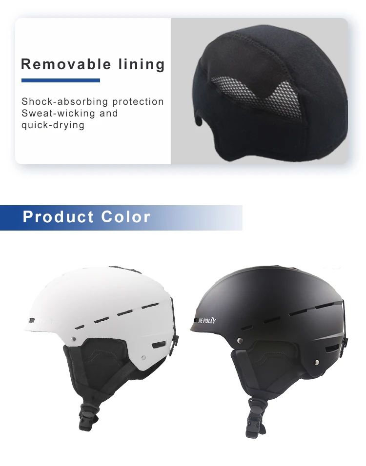 Skiing And Cycling Helmet Adjustable Lightweight Safety Headgear_voghion.com
