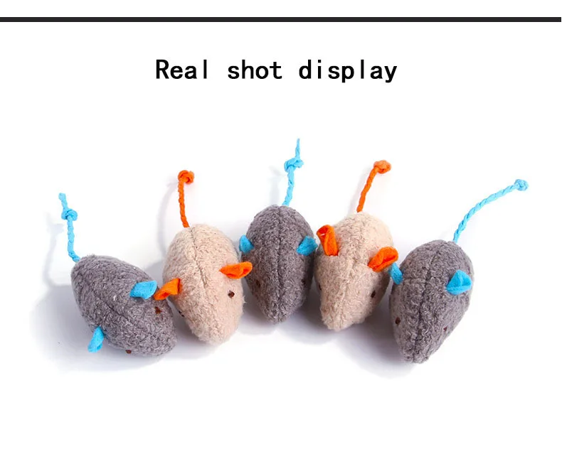 Pet Toy Catnip Mouse Cat Toy Funny Plush Mouse Kitten Cat Toy Soft ...