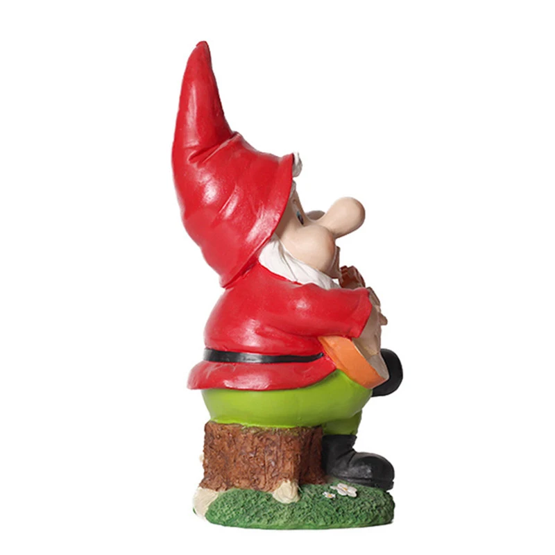 Garden Gnome Series Playing Guitar Statue Creative Resin Ornament - Buy ...