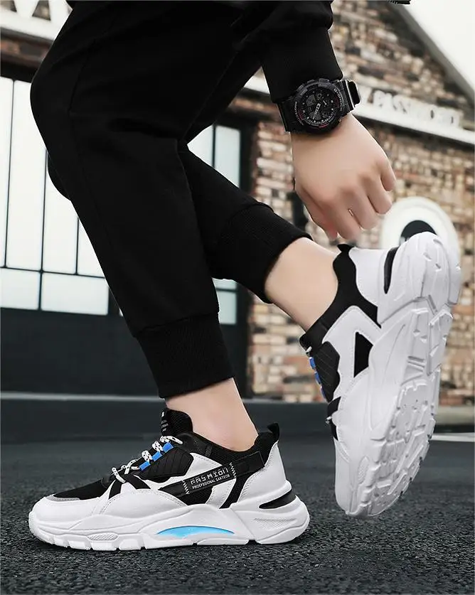 Spring Walking Style Men Shoes New Design Fashion Sneakers Wholesale ...