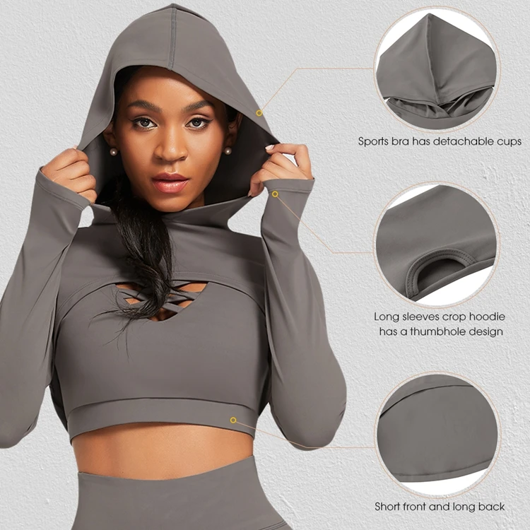 Hot Sale Hexin Wholesale Womens Activewear Tops Private Label Bulk