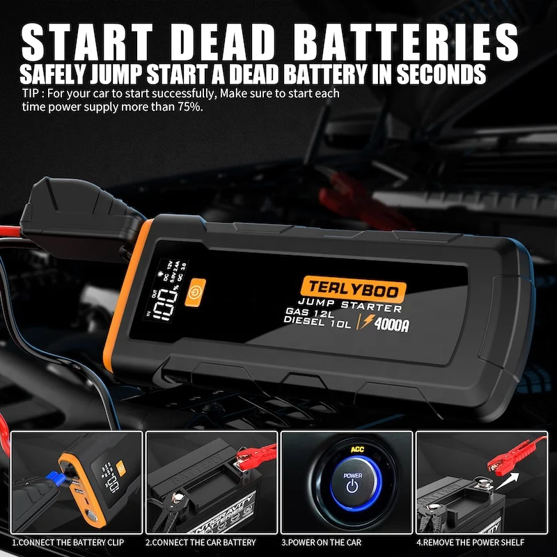 car battery jump starter cigarette lighter Best Japanese Cigarette Lighter Smart Jump Starter Clamps 12v 32000mah High  Power Car Jump Starter
