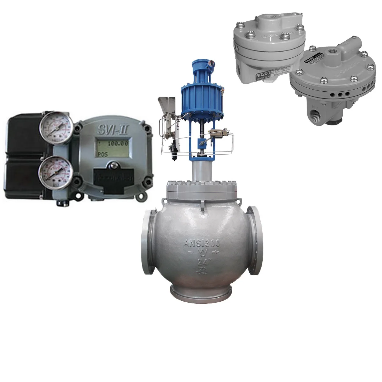Original Masoneilan SVI2-22113121 Cast Iron Valve Positioner and BR200 BR400 Amplifier Chinese Control Valve Parts