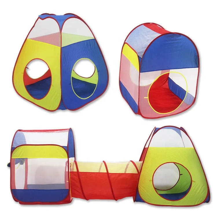 Brinquedos ecológicos Casa de Brincar para Bebês Triângulo Túnel para Crianças Casa de Brincar para Crianças