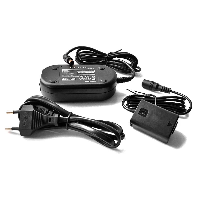 AC-PW20 AC Power Adapter  for Sony Alpha 7S 7S II 7R A7 A7000 A6500 A6300 A6000 A5100 A5000 A3500 A3000 SLT-A65 SLT-A55 SLT-A33