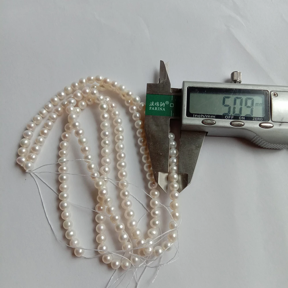 Wholesale Price mm Freshwater Round Nature Pearl Good Quality Loose  Beads for DIY Jewelry Findings