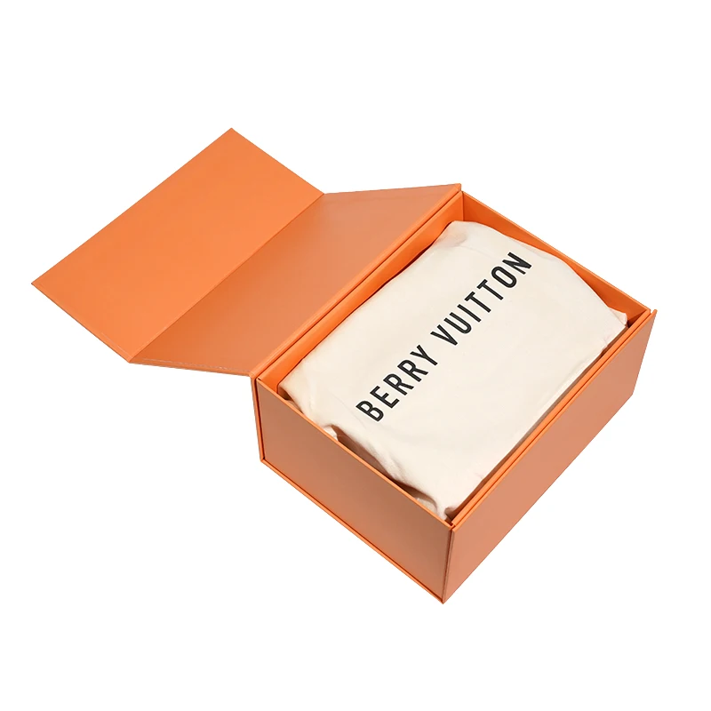 Individuelle luxuriöse Geschenkbox mit Magnetverschluss, faltbare Kartonbox, zusammenklappbare Verpackungsbox für Einkaufstaschen