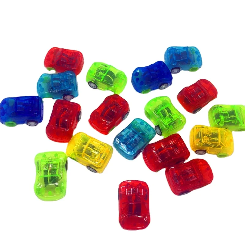 Mini Transparent Pull Back Toy Car Model Car Toys for Children Kids Baby Vehicle Toys