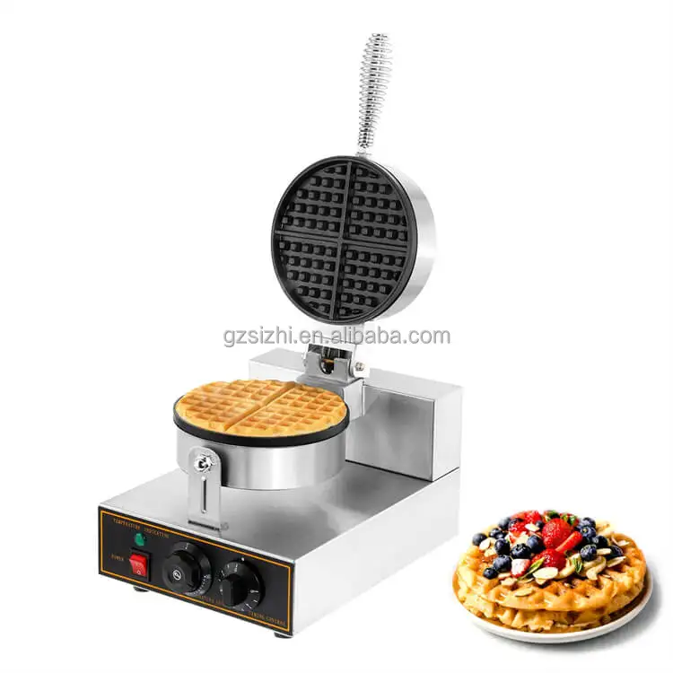 belgian round waffle maker