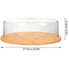 Large round butter box (lid with handle) 28*28*9.1cm