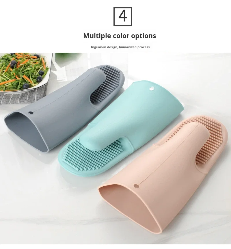 Oven Gloves Silicone Heat Resistant Cooking Mitts Potholder for Kitchen Cooking & Baking supplier