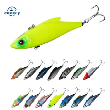 CHEERY Sea Bass Crank Minnow Lure Vib Rattle Hard Bait with Hooks Plastic Deep Sea Fishing Tackle – Minnow – view 2