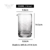 #50. Motif demi-grille 550 ml Transparent