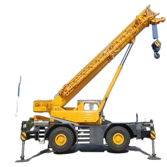 famous brand 60ton truck crane hydraulic pump RT60/80 roughy terrain crane high efficiency with professional service