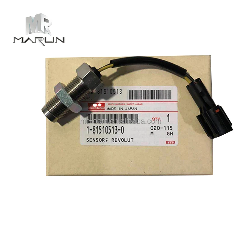 Sensor Crank 1-81510513-0 6RB1 4LE2 for Excavator SY75-10 Construction Machinery