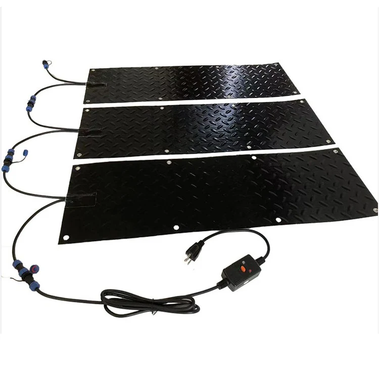 Custom Driveway Ice Melting Mat Outdoor Heated Snow Pvc Heated Driveway