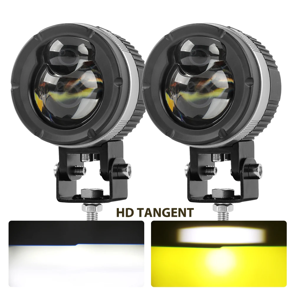 Wholesale Auto Lighting System Auxiliary Fog Lights IP68 3 Inch 30W 12V 24V Tdd Led Mini Driving Light Dual Color for Motorbikes