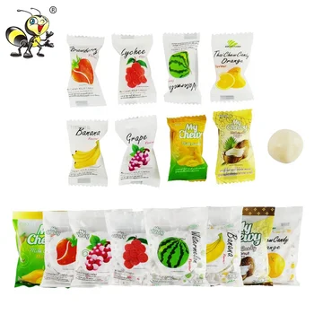Chewy Soft Candy Fruit My Thailand Corn Flavor Pineapple Fruities And Sweets Wholesale Milk Ball Candy