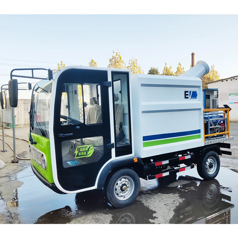 Fog Cannon Dust Suppression Vehicle Environmental Watering Cart Street Green Garden Fire Truck Water Cannon Sprinkle Truck