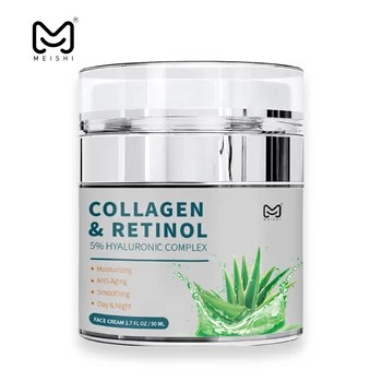 Private Label Whitening Brightening Moisturizer Anti Aging Wrinkles Lightening Collagen Retinol Night Cream For Face