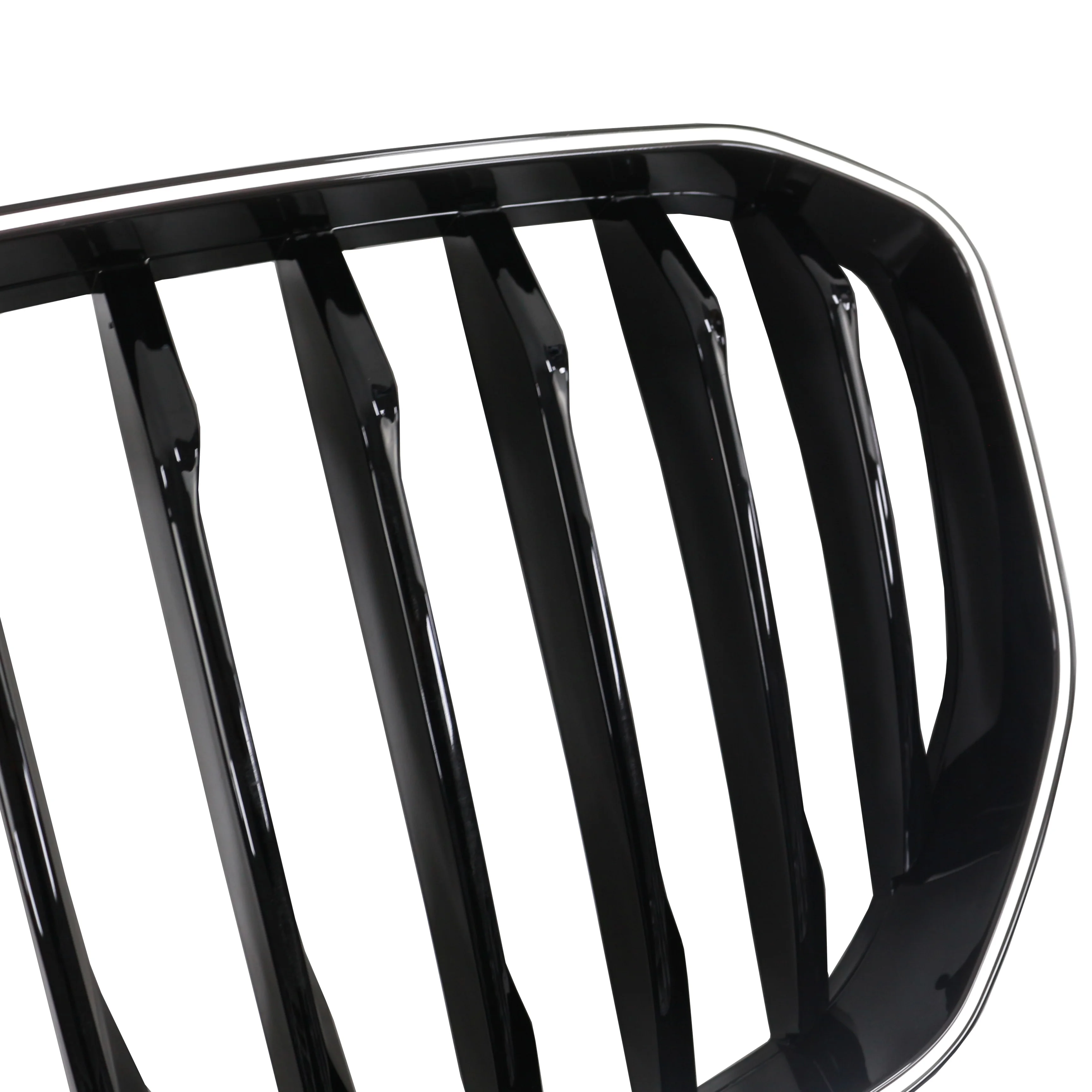 Front Bumper Grill Replacement Single Line Gloss Black LED Grille Mesh Front Car Grille for Bmw X5 G05 2019-