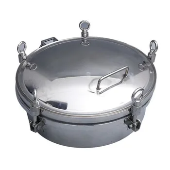 ss304 316 flange stainless steel manhole cover for tank sanitary manway cover round manhole cover