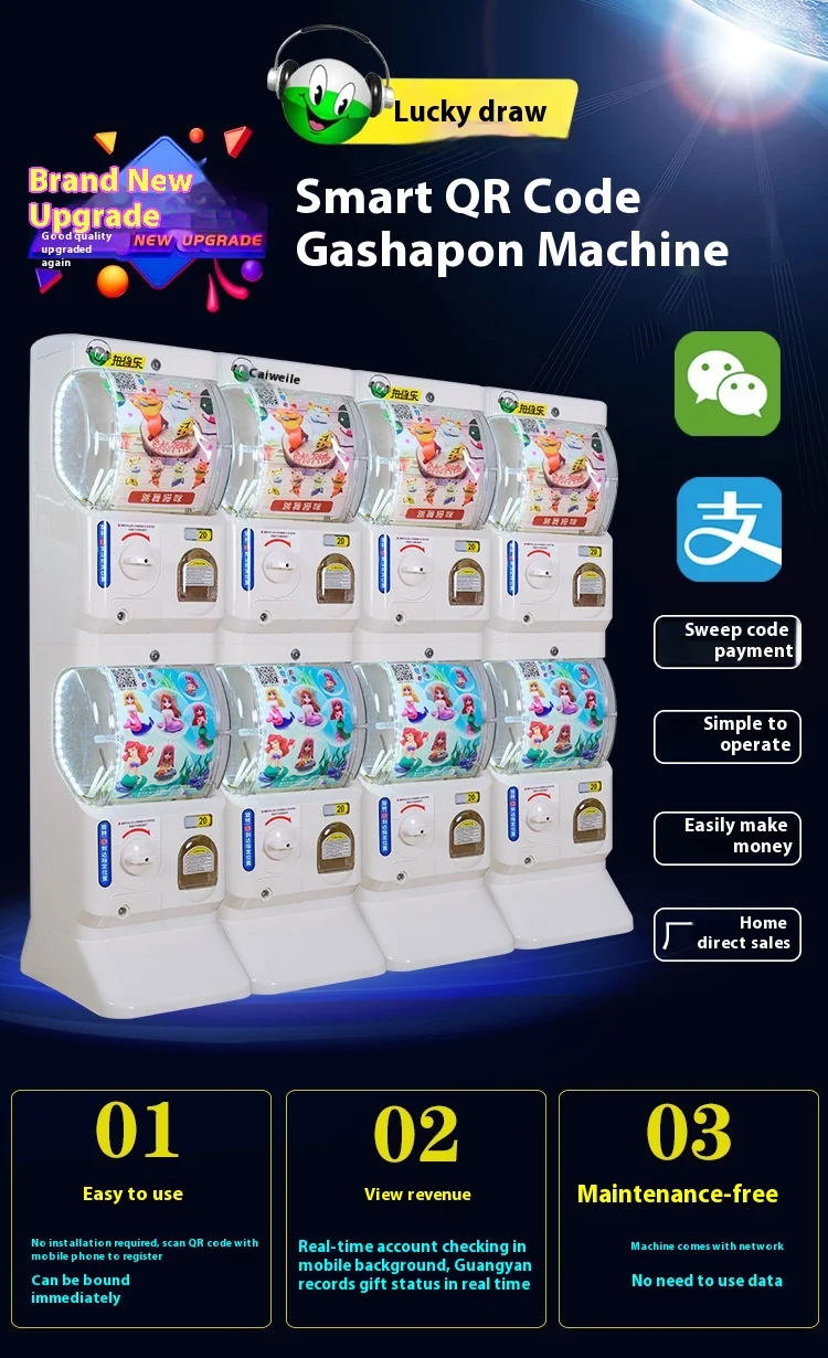 Factory Direct White Double-Layer Commercial  Machine Scan Code Payment Vending Machine Japanese Style