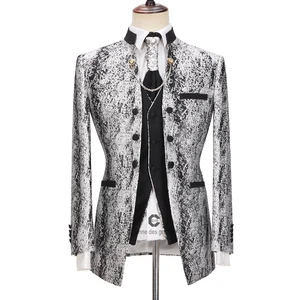 Cenne Des Graoom Wedding Men Suit Latest Design High Quality 3 Piece Slim Fit Custom Made Suit