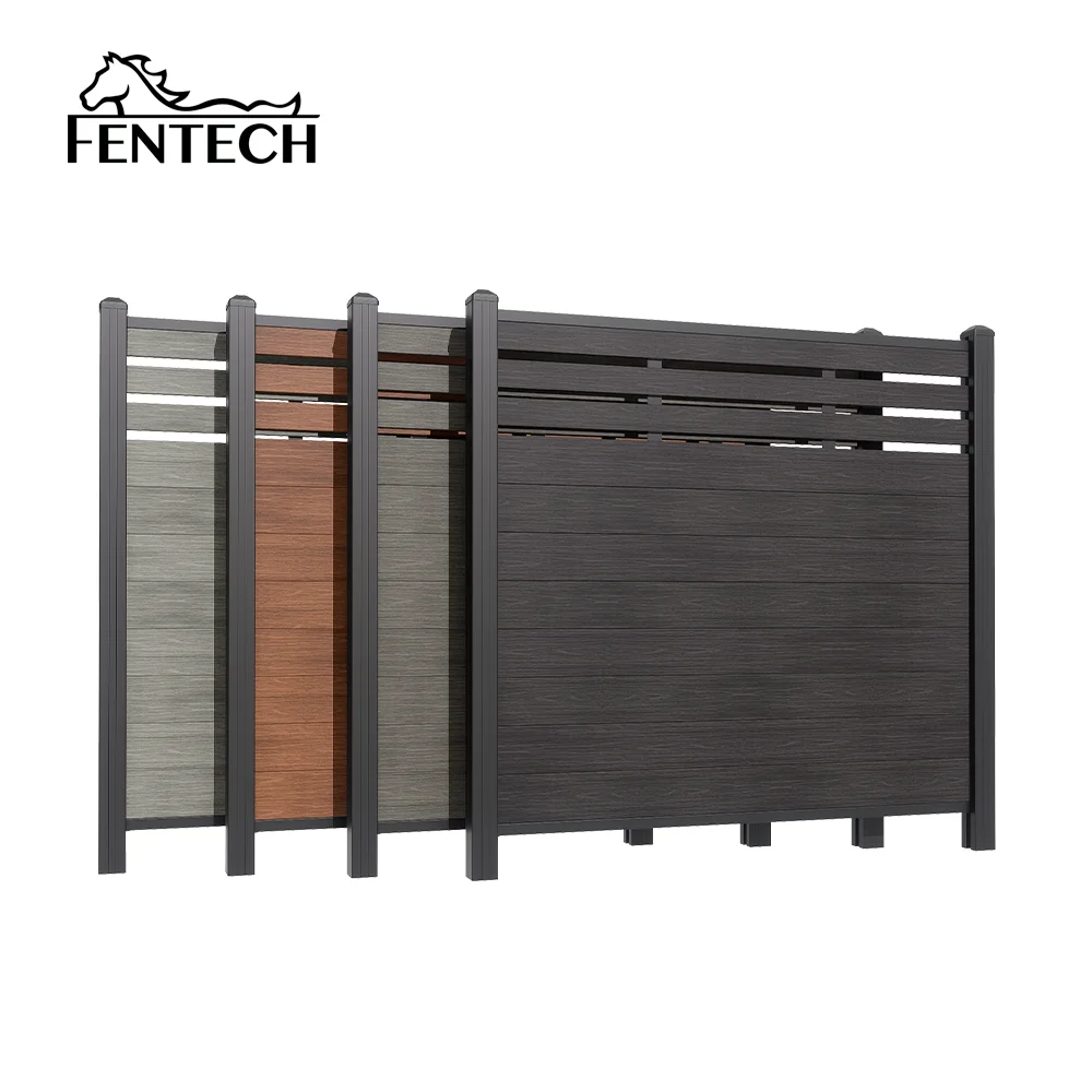 Fentech Popular and Cheap Plastic Timber Composite Wpc Fence| Alibaba.com