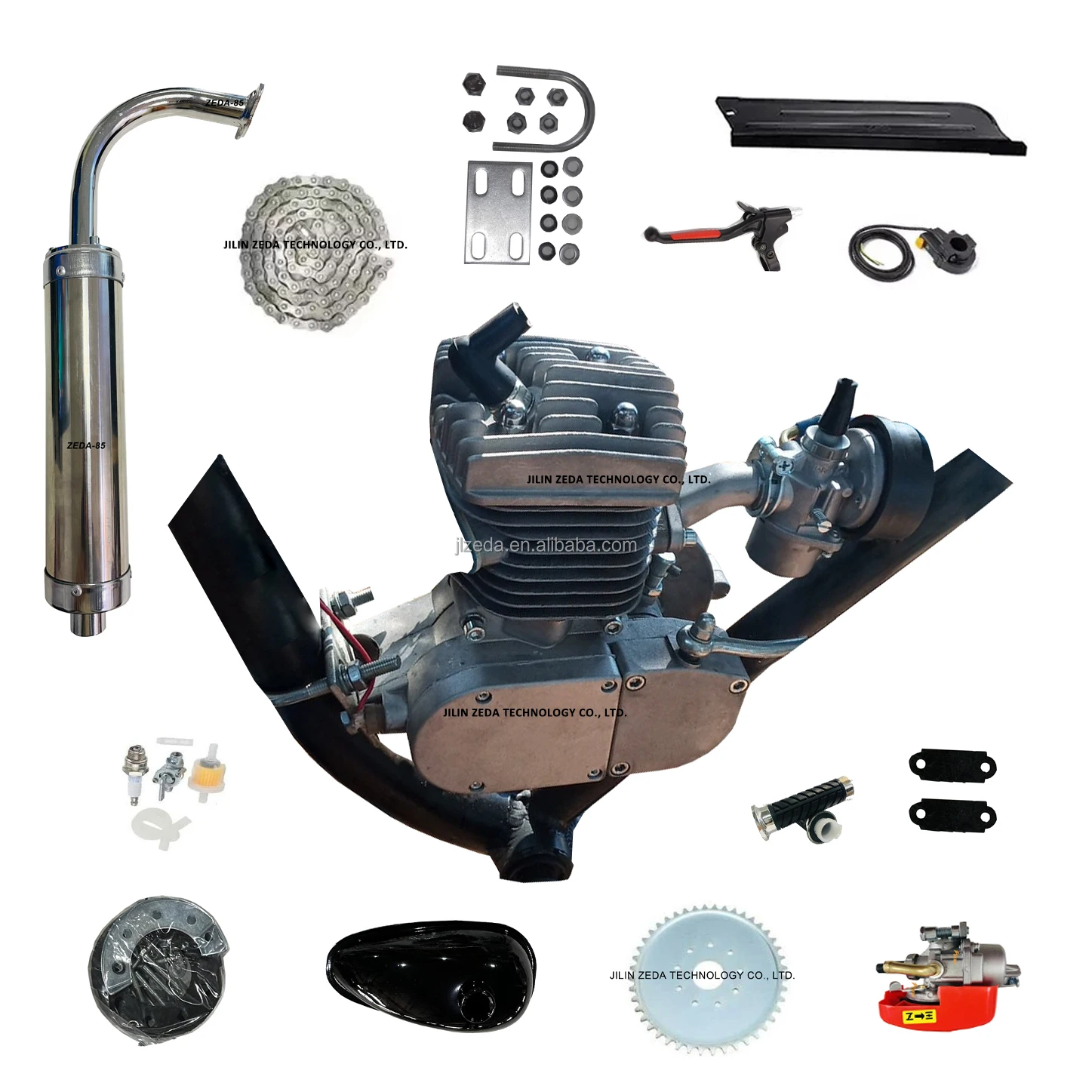 ZEDA 100cc Top Speed Motorized Bike Engine by ZEDA Motors