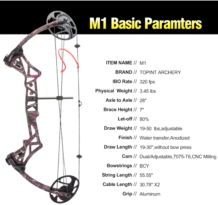 Topoint Archery Women Compound Bow Package,Women Hunting Compound Bow