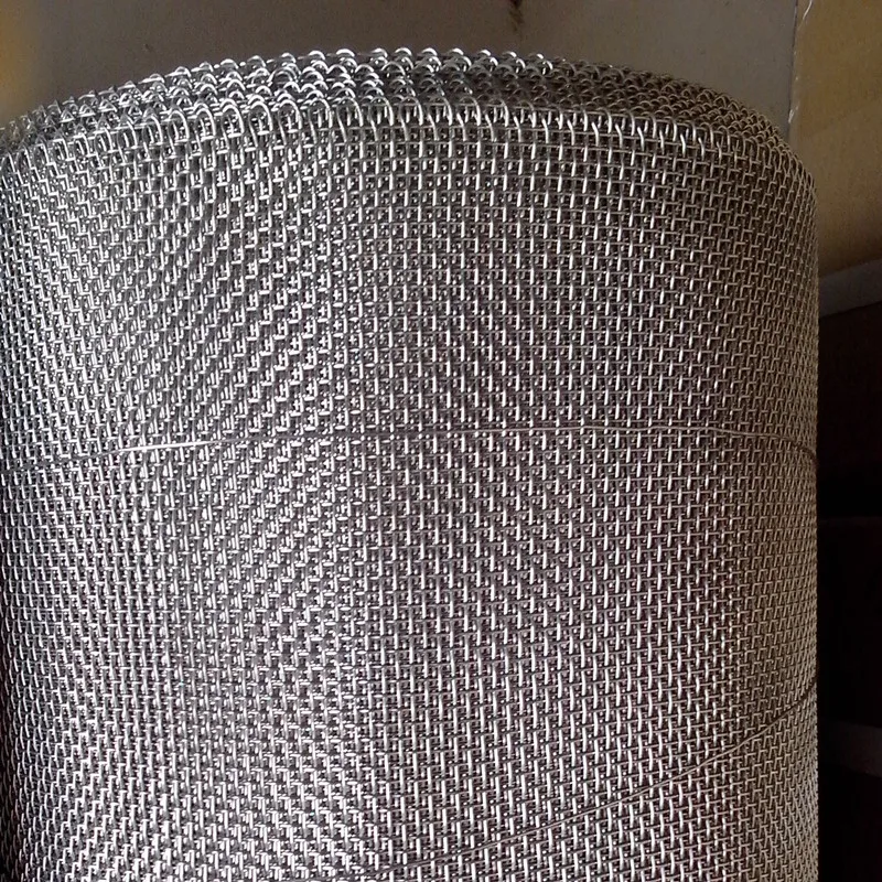 100 200 Mesh 300 Micron Silver Plain Weave Dry Sift Sieve Woven Wire Cloth Screen High Electric Conductivity Cutting/Welding