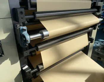 Automatic Folding Kraft Paper Processing Line Packaging Cushion 780mm width Z type fanfolding machine