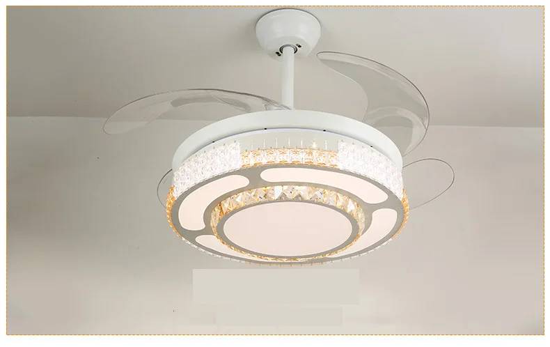 Modern ceiling fan light surface mounted led fan light with remote 42inch