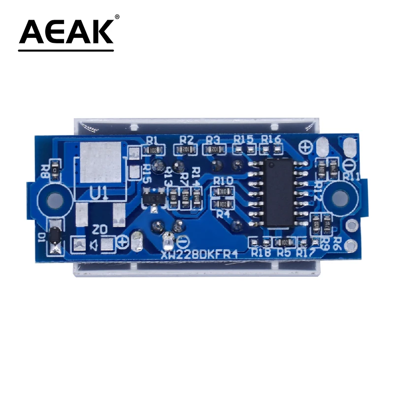 Индикатор емкости литиевых батарей 1S 2S 3S 4S 6S 7S синий дисплей 6 в 12 В 24 36 48 панель индикатора