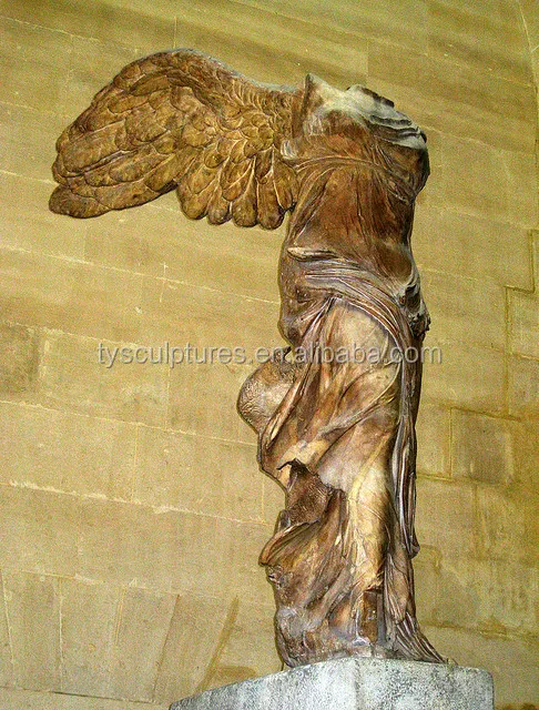 World Famous Antique Stone Marble Angel Headless Statues Classic Vitcory Sculpture for Sale