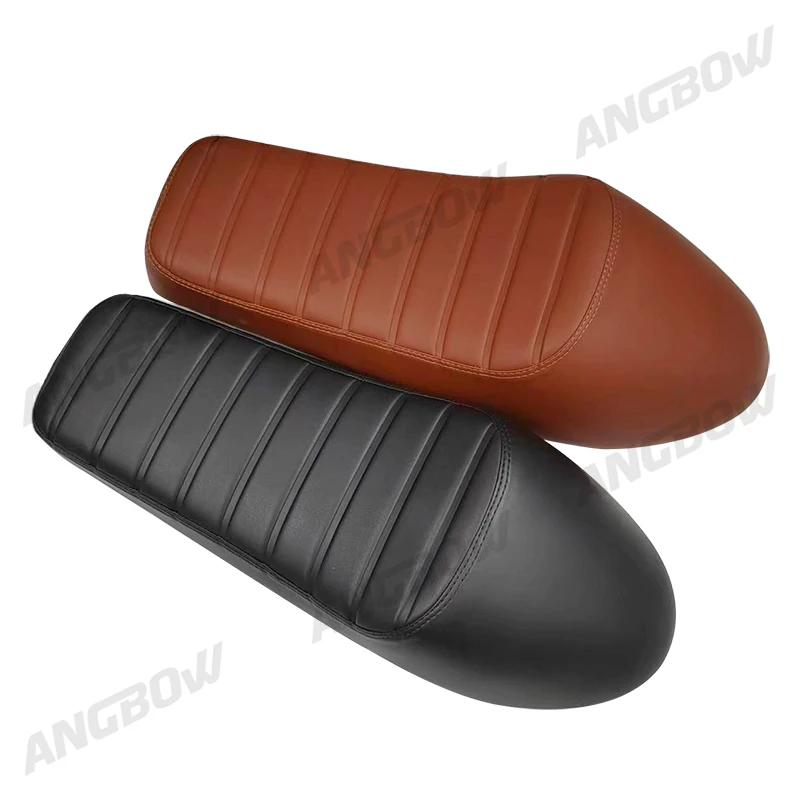 DKMOTORK 0391 Motorcycle Hump Cafe Racer Seat All Black(gloss black finish, subframe modification is required), Complete Seats - Canada